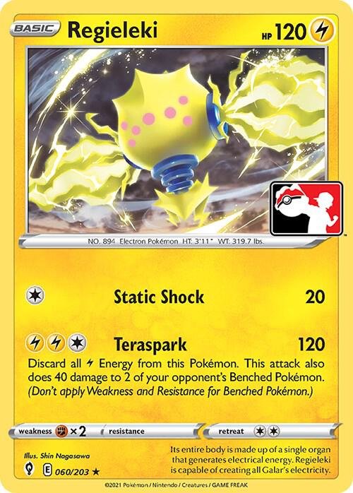 Regieleki 060/203 Normal Prize Pack Series Cards