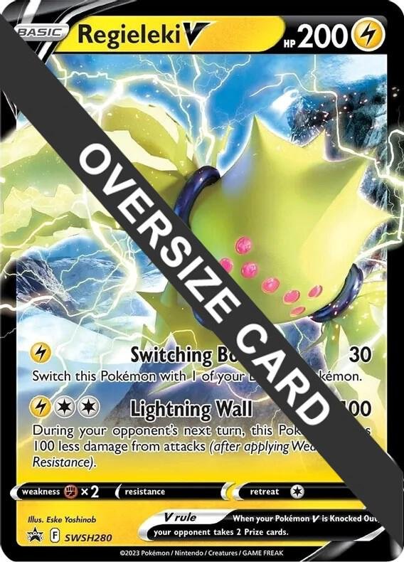 Regieleki V SWSH280 Holofoil Jumbo Cards Regieleki V SWSH280 Holofoil Jumbo Cards