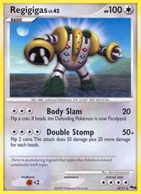 Regigigas | 004/017 | Holofoil | POP Series 9