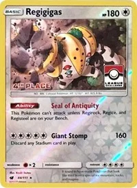 Regigigas | 84/111 (League Challenge) [4th Place] | 084/111 | Reverse Holofoil | League & Championship Cards