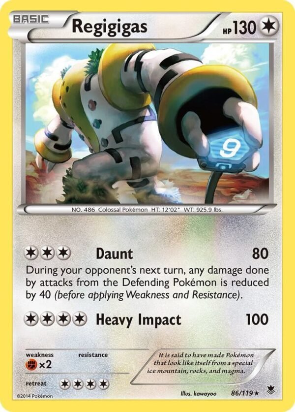 Regigigas 86/119 Holofoil XY – Phantom Forces