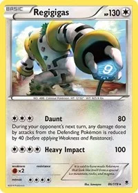 Regigigas | 86/119 | Reverse Holofoil | XY - Phantom Forces