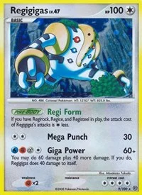 Regigigas | 9/100 | Reverse Holofoil | Stormfront