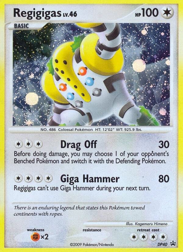 Regigigas DP40 Holofoil Diamond and Pearl Promos