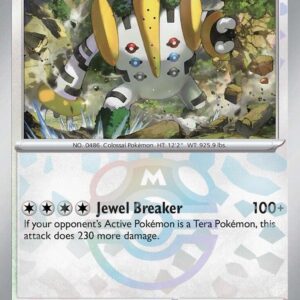 Regigigas (Master Ball Pattern) 086/131 Holofoil SV: Prismatic Evolutions