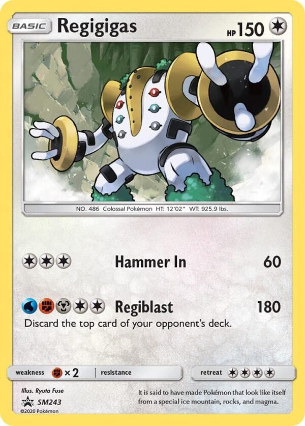 Regigigas SM243 Holofoil SM Promos