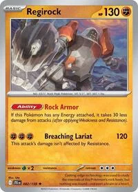 Regirock | 082/159 | Holofoil | SV09: Journey Together