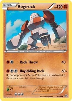Regirock 40/98 (XY Ancient Origins) 040/098 Holofoil Deck Exclusives Regirock 40/98 (XY Ancient Origins) 040/098 Holofoil Deck Exclusives