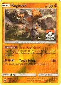 Regirock | 53/111 (Pokemon League) | 053/111 | Reverse Holofoil | League & Championship Cards