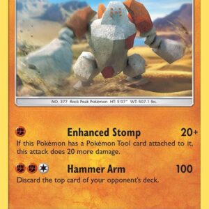 Regirock 80/168 Reverse Holofoil SM – Celestial Storm
