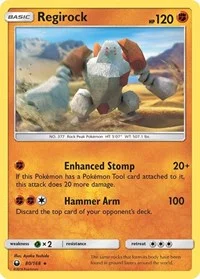 Regirock | 80/168 | Normal | SM - Celestial Storm