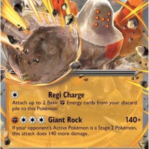 Regirock ex 101/182 Holofoil SV10: Destined Rivals