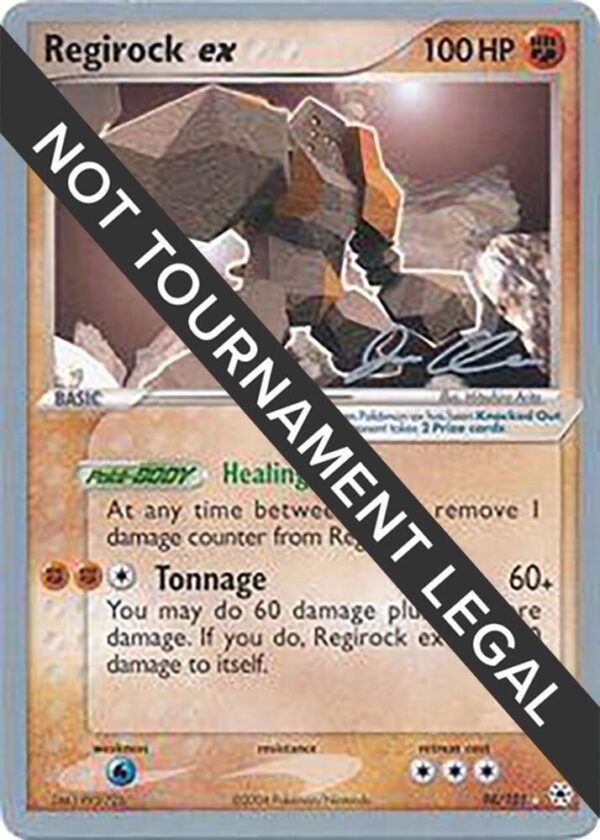 Regirock ex 2006 (Jason Klaczynski) 98/101 Normal World Championship Decks