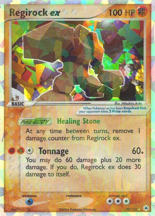 Regirock ex 98/101 Holofoil Hidden Legends Regirock ex 98/101 Holofoil Hidden Legends