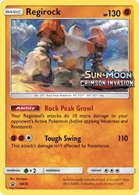Regirock | SM74 (Prerelease) | Holofoil | SM Promos