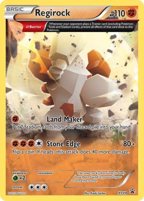 Regirock XY49 Holofoil XY Promos Regirock XY49 Holofoil XY Promos