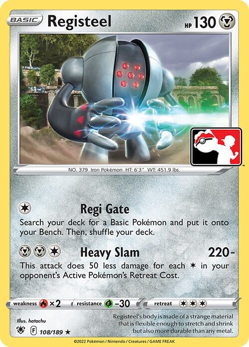Registeel 108/189 Normal Prize Pack Series Cards