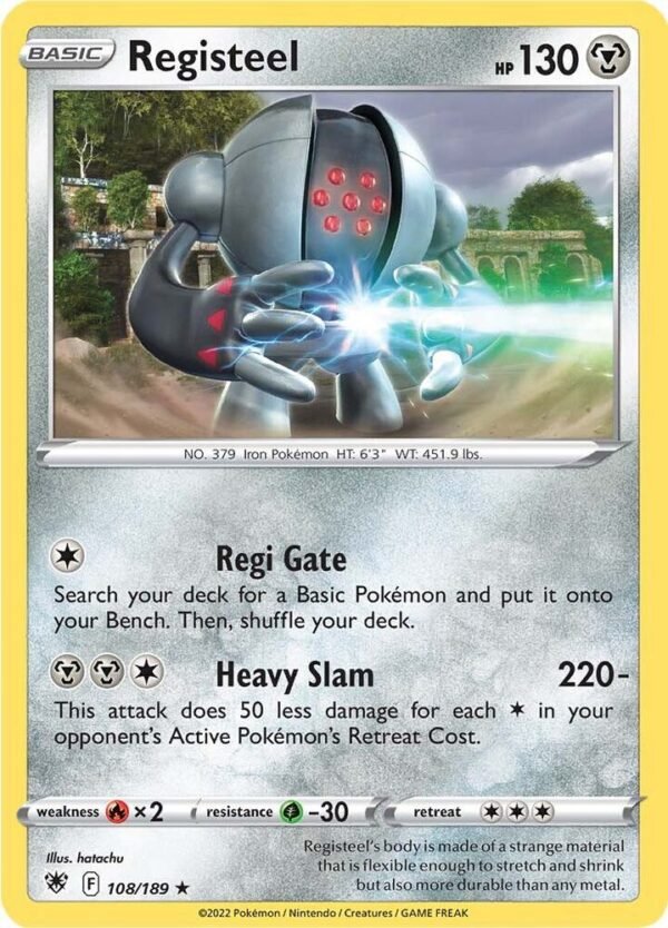 Registeel 108/189 Normal SWSH10: Astral Radiance