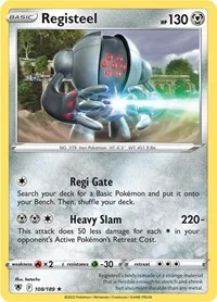 Registeel | 108/189 | Reverse Holofoil | SWSH10: Astral Radiance