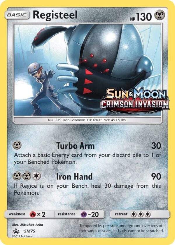 Registeel SM75 (Prerelease) Holofoil SM Promos Registeel SM75 (Prerelease) Holofoil SM Promos