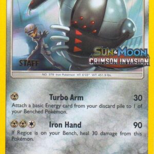 Registeel SM75 (Prerelease) [Staff] Holofoil SM Promos