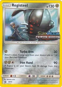 Registeel | SM75 (Prerelease) [Staff] | Holofoil | SM Promos