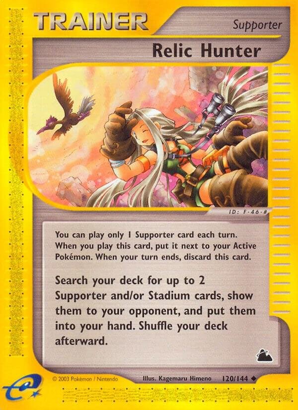 Relic Hunter 120/144 Reverse Holofoil Skyridge