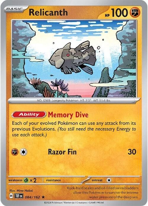Relicanth 084/162 Holofoil SV05: Temporal Forces