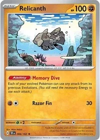 Relicanth | 084/162 | Reverse Holofoil | SV05: Temporal Forces