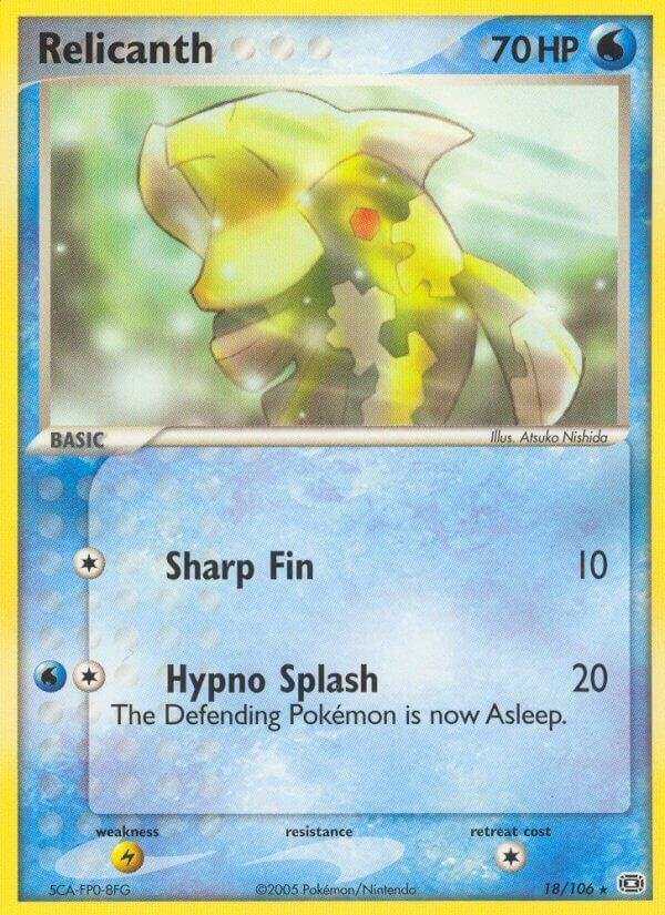 Relicanth 18/106 Normal Emerald Relicanth 18/106 Normal Emerald