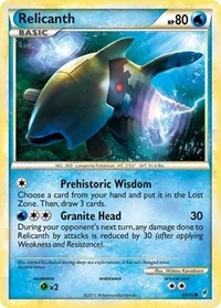 Relicanth | 69/95 | Reverse Holofoil | Call of Legends