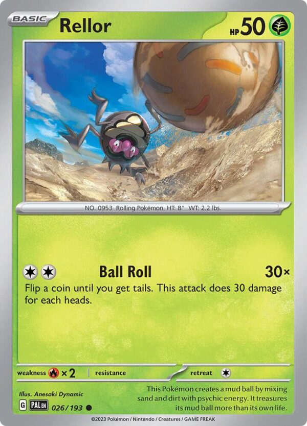 Rellor 026/193 Normal SV02: Paldea Evolved Rellor 026/193 Normal SV02: Paldea Evolved