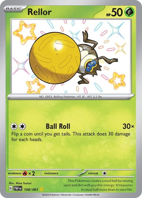 Rellor 108/091 Holofoil SV: Paldean Fates Rellor 108/091 Holofoil SV: Paldean Fates