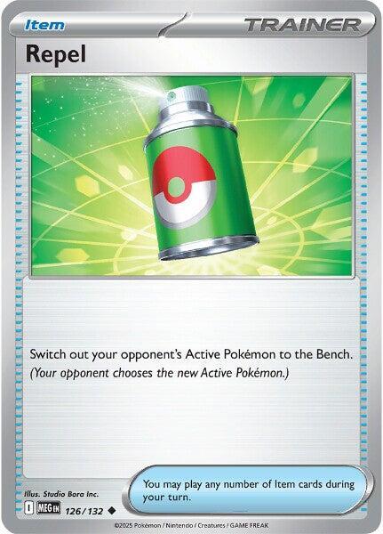 Repel 126/132 Reverse Holofoil ME01: Mega Evolution