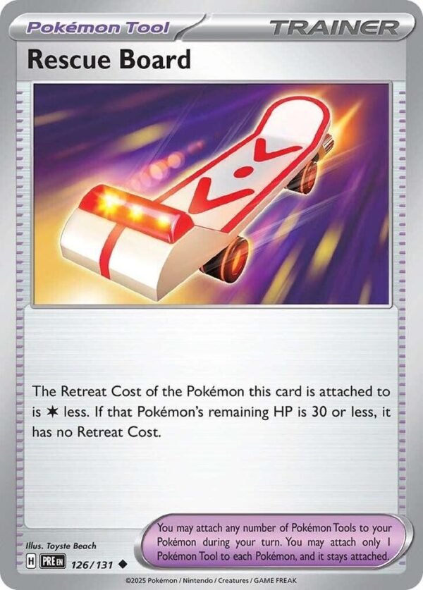 Rescue Board 126/131 Normal SV: Prismatic Evolutions