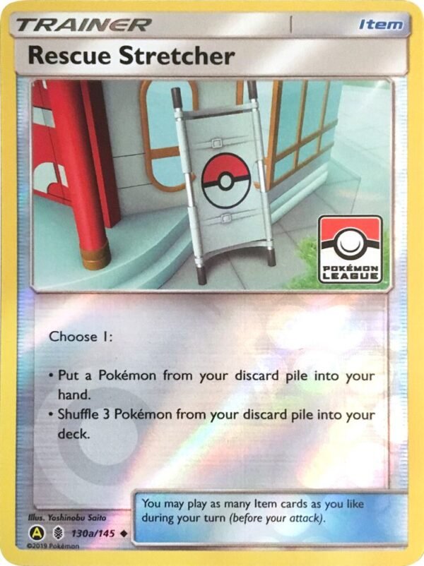 Rescue Stretcher 130a/145 (Pokemon League) Reverse Holofoil League & Championship Cards Rescue Stretcher 130a/145 (Pokemon League) Reverse Holofoil League & Championship Cards