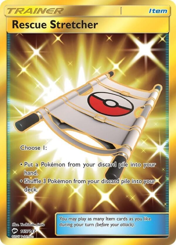 Rescue Stretcher (Secret) 165/147 Holofoil SM – Burning Shadows Rescue Stretcher (Secret) 165/147 Holofoil SM – Burning Shadows