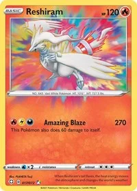 Reshiram | 017/072 | Holofoil | Shining Fates