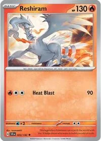 Reshiram | 022/142 | Reverse Holofoil | SV07: Stellar Crown Reshiram | 022/142 | Reverse Holofoil | SV07: Stellar Crown