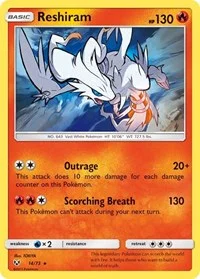 Reshiram | 14/73 | Holofoil | Shining Legends
