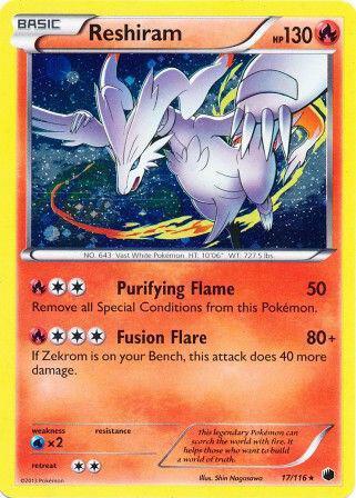 Reshiram 17/116 (Cosmos Holo) 017/116 Holofoil Miscellaneous Cards & Products Reshiram 17/116 (Cosmos Holo) 017/116 Holofoil Miscellaneous Cards & Products