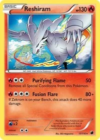 Reshiram | 17/116 | Holofoil | Plasma Freeze