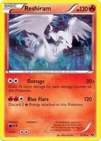 Reshiram 21/99 (Next Destinies) 021/099 Holofoil Deck Exclusives