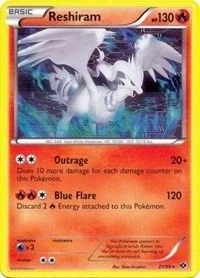 Reshiram | 21/99 (Next Destinies) | 021/099 | Holofoil | Deck Exclusives