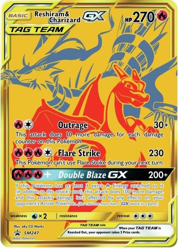 Reshiram & Charizard GX SM247 Holofoil SM Promos Reshiram & Charizard GX SM247 Holofoil SM Promos