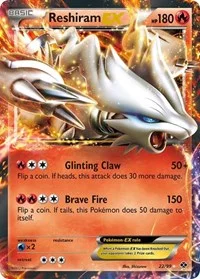 Reshiram EX | 22/99 | Holofoil | Next Destinies