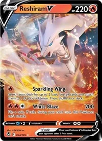 Reshiram V | 024/195 | Holofoil | SWSH12: Silver Tempest