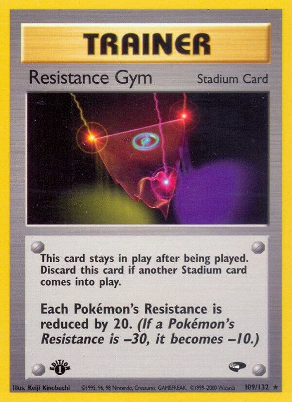 Resistance Gym 109/132 1st Edition Gym Challenge Resistance Gym 109/132 1st Edition Gym Challenge