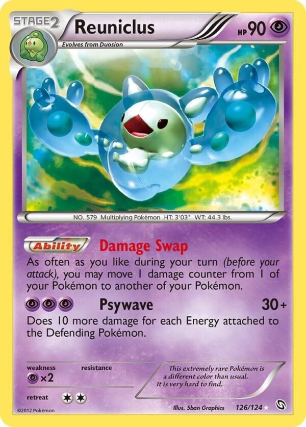 Reuniclus 126/124 Holofoil Dragons Exalted