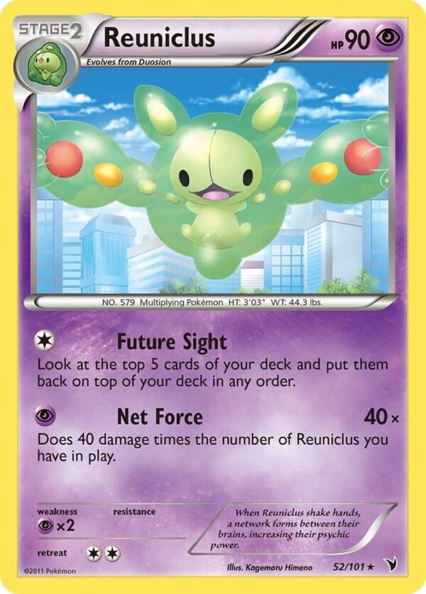 Reuniclus (52) 52/101 Reverse Holofoil Noble Victories Reuniclus (52) 52/101 Reverse Holofoil Noble Victories